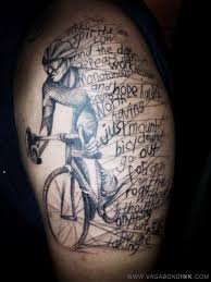 The design is from delicious design league. Cycling Tattoos