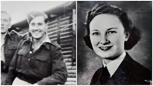 102-year-old World War Two veteran visits lost grave of her RAF fiancé for  the first time