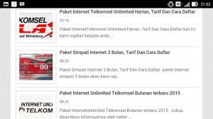 Tarif tiap paket berbeda dan juga dibedakan. Paket Internet Android For Android Apk Download