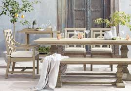 A Simply Elegant Design The Hamptons Outdoor Dining Table Is Inspired By Classic English Gardens And A Outdoor Bar Table Outdoor Dining Table Porch Furniture