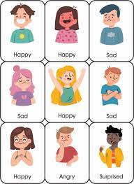 Printable Emotion Flash Cards In 2021 Emotions Cards Toddler Feelings Kids Worksheets Preschool