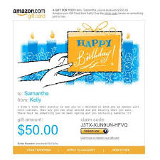 Be sure to check with your inmate's prison administration before you send. Amazon Gift Card E Mail Happy Birthday Cake From Amazon Price 50 00 Availability Usually Ships In 24 H Best Amazon Gifts Amazon Gift Cards Amazon Gifts