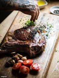 Watch on your iphone, ipad, apple tv, android, roku, or fire tv. Download Premium Image Of Tomahawk Steak On A Wooden Board Food Food Photography Food Steak