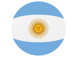 Current flag of argentina with a history of the flag and information about argentina country. Argentina Round Flag