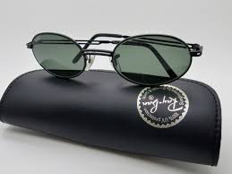 Vintage Ray Ban B L W3072 Rituals Sidestreet Oval Black G 15 Unisex Medium Nos Sunglasses Vintage Vintage Sunglasses Case