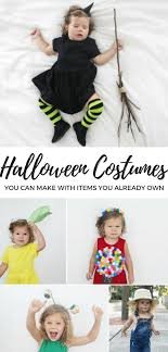 Toddler Halloween Costumes Easy Diy Costumes You Can Make In 15 Min Or Less G Toddler Halloween Costumes Diy Toddler Costumes Toddler Halloween Costumes Diy