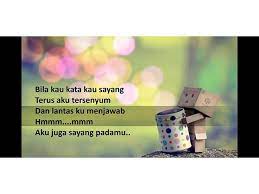 Namun jangan khawatir, bila kau tidak oke pacar kau diberikan kata kata sayang dariku, perkataanku untuk pacarmu sekedar menghibur atau memperlihatkan kebaikan untuknya semata. Bila Kau Kata Kau Sayang Screen Cover Lagu Jiwang Facebook