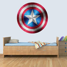 See more of marvel pictures on facebook. Captain America Shield Superhero Kids Boy Girls Marvel Avengers Bedroom Decal Wall Art Sticker Poster 72cm Amazon In Home Kitchen