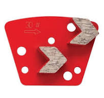 Trapezoid Bolt On Diamond Tooling - Double Arrow Segments - 30/40 Grit