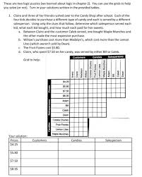Play these basic logic grid puzzles to learn how to solve more difficult ones. These Are Two Logic Puzzles We Learned About Logic Chegg Com