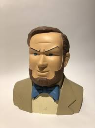 Sold at Auction: Filip Francis, Blake & Mortimer/Leblond Delienne. Paire de  bustes polychrome représentant Francis Blake et Philip