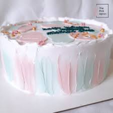 Aesthetic easy simple white minimalist cake dessert new year elegant. Korean Minimalist Cakes Design Gallery Pink Apron