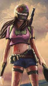 Pubg A Girl With Guns 2019 Art Wallpaper 4k Wallpaper For Mobile Iphone Wallpaper Girl Iphone Wallpaper