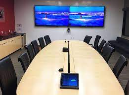 Zoom Rooms Video Conference Room Solutions Zoom Conference Room Design Meeting Room Design Office Conference Room Decor