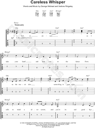 'careless whisper' sheet music details. George Michael Careless Whisper Guitar Tab In D Minor Download Print Sku Mn0112986