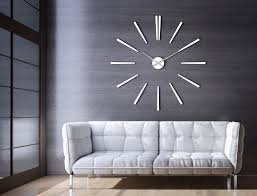 Large Modern Wall Clock White Elegance Huge Interior Etsy Large Wall Clock Modern White Wall Clocks Wall Clock Modern