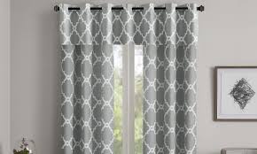 The curtains have a pole pocket and something called tunnel tab construction, but i also have curtain rings and i'm not sure how i will hang them yet. Hang A Valance And Curtains In 6 Easy Steps Overstock Com