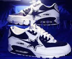 Dallas Cowboys Custom Air Max 90 This Shoe Sold But I Do Made To Orders All Monies Up Fro Dallas Cowboys Shoes Dallas Cowboys Outfits Dallas Cowboys Women