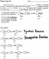 Complete answer key guide site with picture and pdf file include commonlit and gizmo. Balanced Chemical Equations Worksheet Chemical Equation Equations Chemistry Worksheets