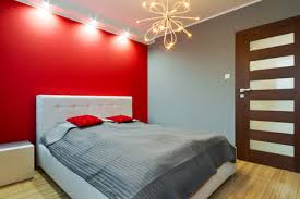 In the before picture, with the existing blue walls, the cranberry red to me was not so noticeable. How To Paint An Accent Wall Diy True Value Projects