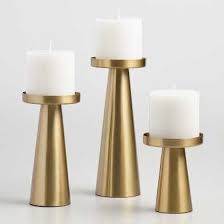 Check spelling or type a new query. Brushed Gold Metal Contemporary Pillar Candleholder Gold Pillar Candle Holders Gold Pillar Candles Pillar Candle Holders