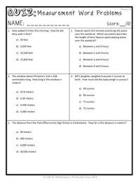 How many digits are in the number 1002004? Measurement Word Problems Quiz 4th Grade 4 Md 2 Assessment Unit Conversions Measurement Word Problems Division Word Problems Word Problems