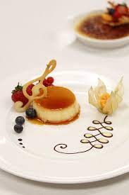 Practical 4 Creme Caramel Gourmet Food Plating Fine Dining Desserts Dessert Presentation