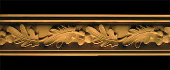 Find a large selection of crown molding, accent molding, corbels, carvings, rope molding and more at rockler. Crown Moulding Acorns And Oak Leaves Wood Carved