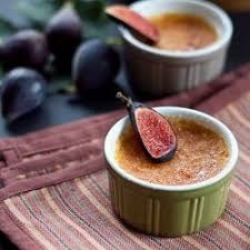 Creme Brulee With Blue Cheese Figs And Port Wine Caramel Fruity Desserts Food Obsession Food