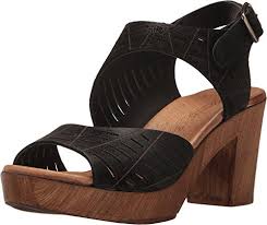 Eric Michael Womens Eliza Black Sandal