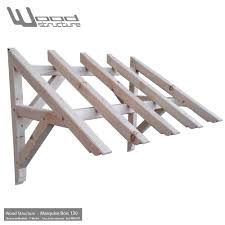 Auvent De Porte Marquise Bois 130 Charpente Bois Wood Structure Charpente Bois Charpente Appentis