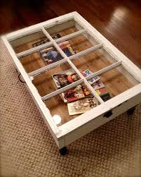 Coffee Table On Etsy Made From Scrap Wood And A Window Pane Actually Opens Up On One Side With Hinge Door Coffee Tables Window Coffee Table Diy Coffee Table