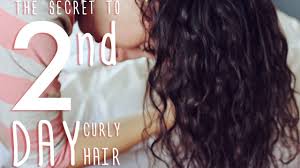 Do you have naturally curly hair? The Secret To Second Day Curly Hair Youtube