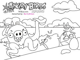 Angry Birds Season Coloring Pages Coloring99 Com