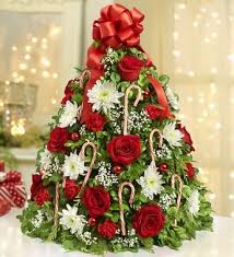 Holiday Flower Tree Christmas Flower Arrangements Holiday Flower Christmas Flowers