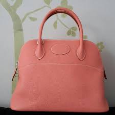Hermes Bolide In Crevette 31cm W Phw Hermes Bags Hermes Bolide Hermes Handbags