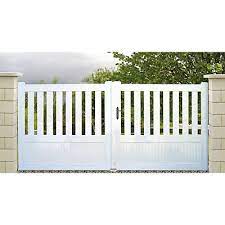 You can find it in. Portail Pvc Bretagne Blanc 300 X H 140 Cm Castorama