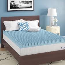 Arsuite 5 5 Down Alternative And Gel Memory Foam Mattress Topper Wayfair Foam Mattress Topper Mattress Memory Foam Mattress Topper