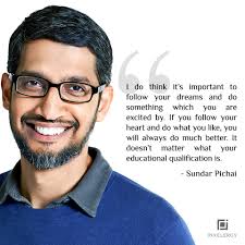Sundar pichai is a business executive and has been the chief executive officer (ceo) of google. Pixelergy Today S Life Lesson By Sundar Pichai One Of The Brains Responsible For The Amazing Advancements Of Google Here S Wishing Him A Very Happy Birthday Facebook