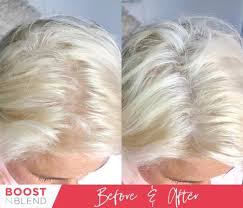 The material used to make these concealers and fibers resemble the biological components that make up your hair. Platinum Blonde Female Hair Fiber Hair Thickening Product Boostnblend Usa
