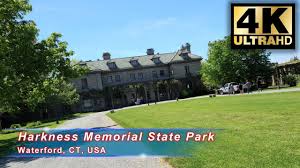 Harkness memorial state park is located on long island sound in the town of waterford, connecticut. Harkness Memorial State Park Waterford Ct 4k Video Tour Beach Eolia Mansion Connecticut Youtube