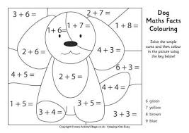 Maybe you would like to learn more about one of these? Dog Maths Facts Colouring Page Math Coloring Math Facts Math For Kids