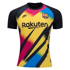 19 20 Barcelona Goalkeeper Black Yellow Soccer Jersey In 2020 Barcelona Football Soccer Kits Sport Shirt Design