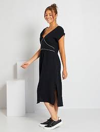 Cette paire de robe tunique avec des talons hauts parfaitement que ce soit dans le. Robe Longue Vetements Femme Noir Kiabi