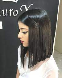 Hairstyles For Medium Straight Black Hair In 2020 Long Bob Hairstyles Medium Hair Styles Straight Black Hair
