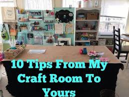 The stone buffet counter doubles as a durable workspace while a tall swivel chair can be used as a crafting chair or extra dining room seating. 10 Tips From My Craft Room To Yours Scrap Booking