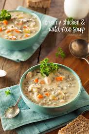 Creamy Chicken And Wild Rice Soup Panera Copycat Recipe Recipe Wild Rice Soup Rice Soup Recipes Chicken Wild Rice Soup