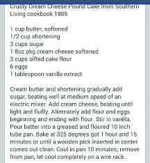 Crusty Cream Cheese Pound Cake Southern Living Mrs Sue S Recipe Cream Cheese Pound Cake Cream Cheese Pound Cake Recipe Pound Cake