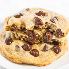 Perfect soft and chewy chocolate chip cookies. Hershey S Chocolate Chip Cookie Recipe Soft Chewy Averie Cooks