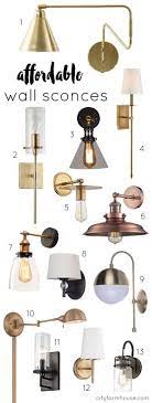 13 Affordable Wall Sconces Affordable Wall Sconce Wall Sconces Bedroom Wall Sconce Hallway